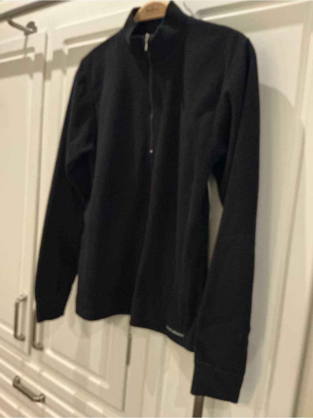 Garneau woman’s Black Quarter-Zip Sweater